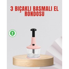 Akinco Manuel Mutfak Rondosu Bıçaklı Geniş Hazneli