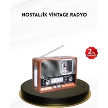 Nostaljik Radyo – Şık Dekoratif Tasarım ve Güvenli 2 Yıl Garanti