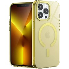 Senka Newface Iphone 14 Pro Kılıf Troy Magsafe Kapak - Sarı