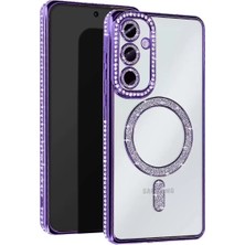 Senka Newface Samsung Galaxy A16 5g Joke Simli Magneticsafe Kılıf - Derin Mor