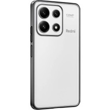 Prativas Poco X6 Kılıf Lensli Silikon - Gümüş