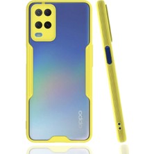 Prativas A54 4g Kılıf Platin Silikon - Sarı