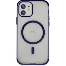 Prativas Iphone 12 Hilton Magsafe Kapak - Lacivert