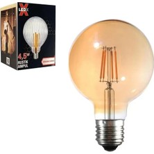 Prativas Ledx G-95 Kırılmaz Gövde 4,5 Watt Düz Rustik Ampul