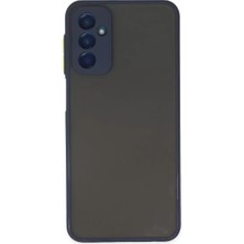 Senka Newface Samsung Galaxy M13 Kılıf Montreal Silikon Kapak - Lacivert