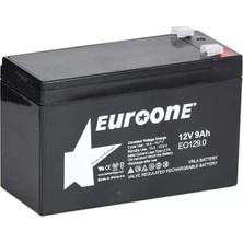 Prativas Euroone EO-129.0 12 Volt 9 Amper Bakımsız Kuru Akü