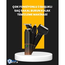 Senka Usb-C Şarjlı 3 In 1 Erkek Bakım Cihazı – Sessiz Motorlu Saç ve Sakal Kesme Makinesi
