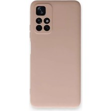 Senka Note 11T Kılıf Nano Içi Kadife - Pudra