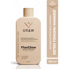 Uraw Sıkılaştırıcı ve Arındırıcı Soyulabilir Cilt Bakım Maskesi | Keten Tohumlu Maske 150 ml