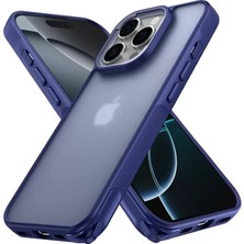 Senka Newface Iphone 16 Pro Kılıf Elegant Kapak - Lacivert