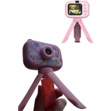 Fiberliz Ayaklı Çocuk Kamerası Tripodlu Mini 1080P Hd Çocuk Kamera