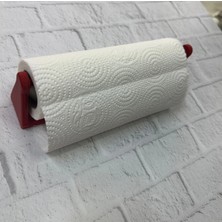 Fiberliz Kırmızı Peçete Askısı Mutfak Duvar Tipi Peçetelik Organizer