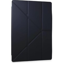 Fiberliz Newface Samsung Galaxy Tab A9 Plus Kılıf Kalemlikli Mars Tablet Kılıfı - Lacivert