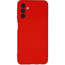 Senka Newface Samsung Galaxy A04S Kılıf Nano Içi Kadife Silikon - Kırmızı