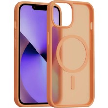 LTG Nova Iphone 15 Jota Magsafe Kapak - Turuncu