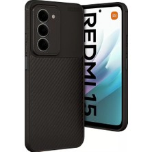 Prativas Redmi 15 4g Auto Focus Karbon Kapak - Siyah