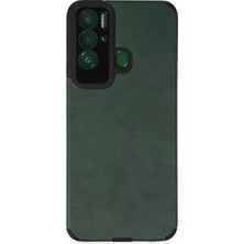 LTG Nova Tecno Pova Neo Kılıf Loop Deri Silikon - Yeşil