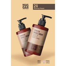 Huggah Organik Doğal Çatlak Önleyici Cilt Bakım Kremi 180 ml X2 Avantaj Seti