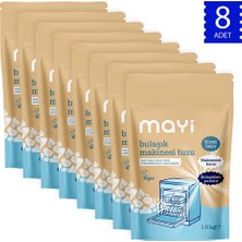 Mayi Tuz Doğal Bulaşık Makinesi Tuzu 8 Adet