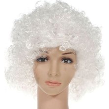 İsingir Shopping Beyaz Renk Peruk Saç