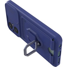 Naturion Szn1  Xiaomi Poco M5 Kılıf Zuma Kartvizitli Yüzüklü Silikon - Lacivert Hnçr