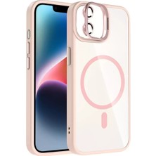 LTG Nova Iphone 11 Remim Lensli Magsafe Standlı Kapak - Pembe