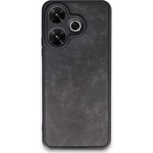 Prativas Redmi 13 4g Kılıf Aras Deri Kapak - Siyah