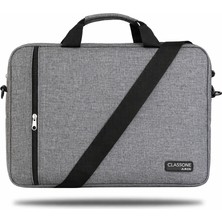 Classone BND204 Eko Serisi Notebook Çantası-Gri (BND204)