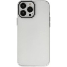 Fiberliz Newface Apple iPhone 14 Pro Kılıf Modos Metal Kapak - Şeffaf