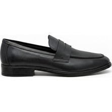 By Barretti Siyah Loaf Model Klasik Ayakkabı