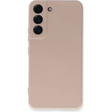 Fiberliz Newface Samsung Galaxy S23 Kılıf Nano Içi Kadife Silikon - Pudra