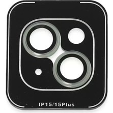 LTG Nova Iphone 15 Pvd Metal Kamera Lens - Yeşil