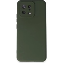 Prativas 13 Kılıf Nano Içi Kadife Silikon - Koyu Yeşil