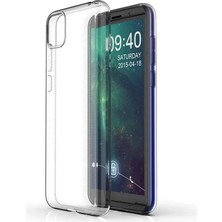 Fiberliz Newface Huawei Y5P Kılıf Lüx Şeffaf Silikon - Şeffaf