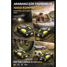 Munico Analog Basınç Göstergeli Oto Hava Kompresörü Top ve Deniz Yatağı Şişirme Uyumlu Çadır Yatak Şişirme