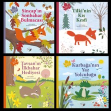Minik Kuş Kitap Doğada Bir Yıl Serisi 4 Kitaplik Set