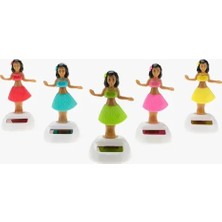 Akinco Güneş Enerjili Solar Dans Eden Hula Kızı Figürü