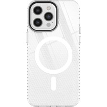 Fiberliz Newface Apple iPhone 12 Pro Max Kılıf Beta Magneticsafe Silikon - Şeffaf
