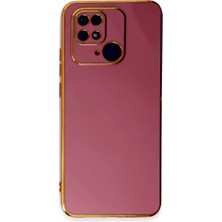 Fiberliz Newface Xiaomi Redmi 10C Kılıf Volet Silikon - Kırmızı