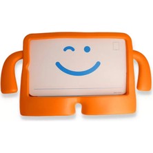 Fiberliz Newface Apple iPad Pro 11 (2021) Kılıf Karakter Tablet Silikon - Turuncu