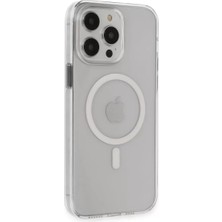 Prativas Iphone 14 Kılıf Tron Şeffaf Magsafe Kapak - Şeffaf
