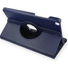 Fiberliz Newface Samsung Galaxy T290 Tab A 8 Kılıf 360 Tablet Deri Kılıf - Lacivert