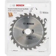 Bosch Daire Testere Bıçağı Diski 190X2,2/1,4X30MM 24 Diş, Yüksek Performans
