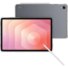 Naturion Szn1  Samsung Galaxy Tab S11 Kılıf Anti Shock Tablet Silikon - Şeffaf Hnçr
