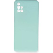 Prativas Galaxy M51 Kılıf Nano Içi Kadife Silikon - Turkuaz