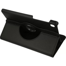 Fiberliz Newface Samsung Galaxy T220 Tab A7 Lite 8.7 Kılıf 360 Tablet Deri Kılıf - Siyah