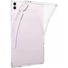 Fiberliz Newface Samsung Galaxy Tab S10 Fe Plus 13.1 Kılıf Anti Shock Tablet Silikon - Şeffaf