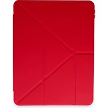 Fiberliz Newface Xiaomi Pad 6 Kılıf Kalemlikli Mars Tablet Kılıfı - Kırmızı