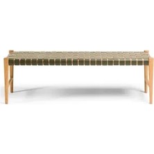 Vivense Napolyon Kent Deri  Bench, Yeşil