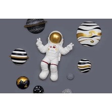 Vivense Duvar Aksesuarı Astronot Obje, Beyaz